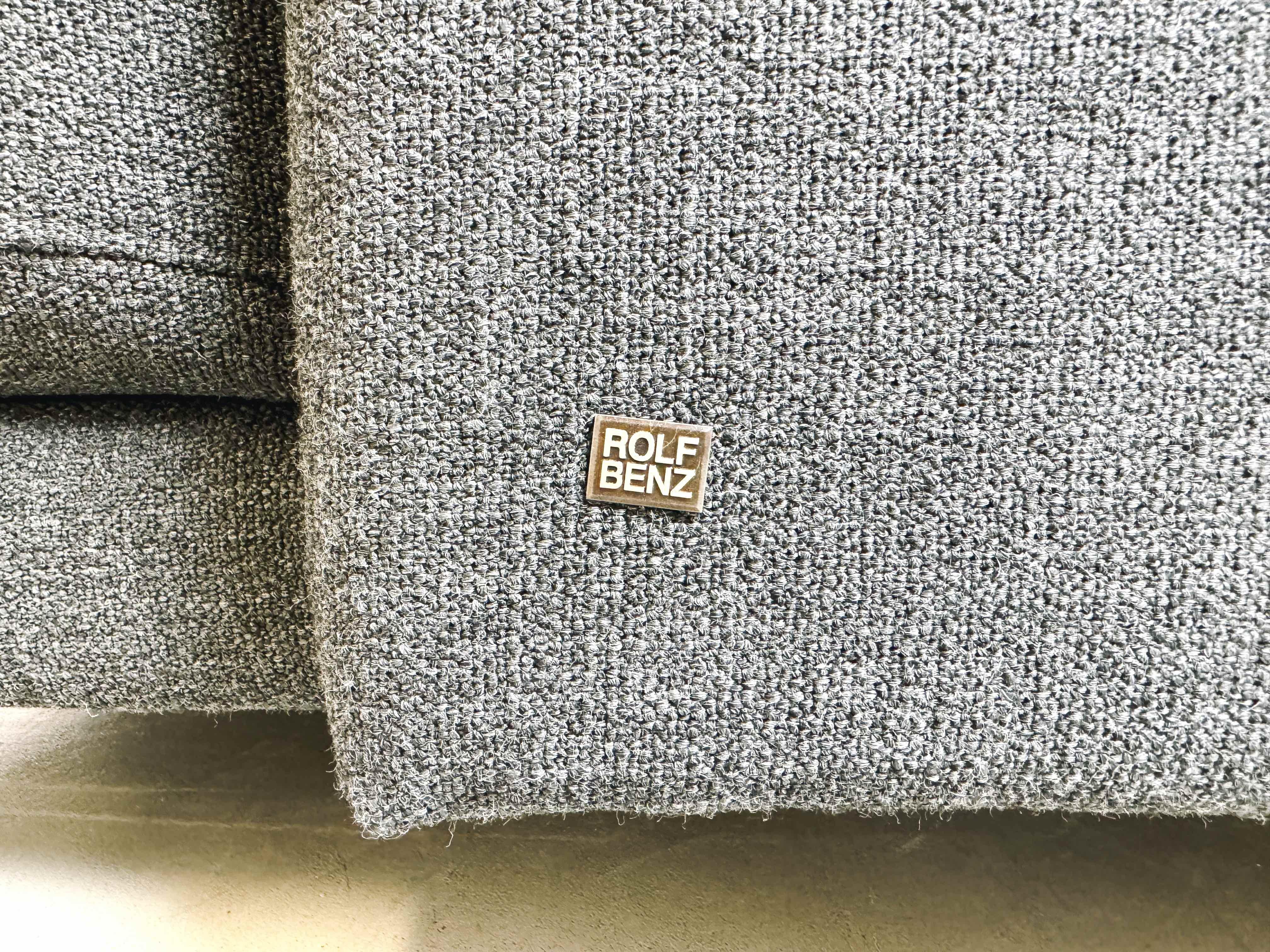 Sofa Couch Onda Fabric Corner Sofa/ Corner Couch Design Rolf Benz en vente 7