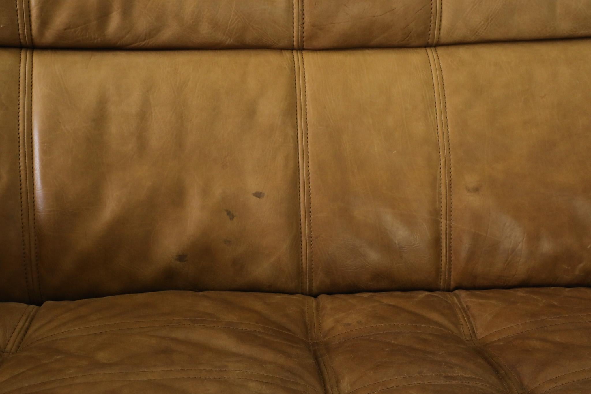Rolf Benz Soft Form Buck Leather Loveseats, 1970s For Sale 10