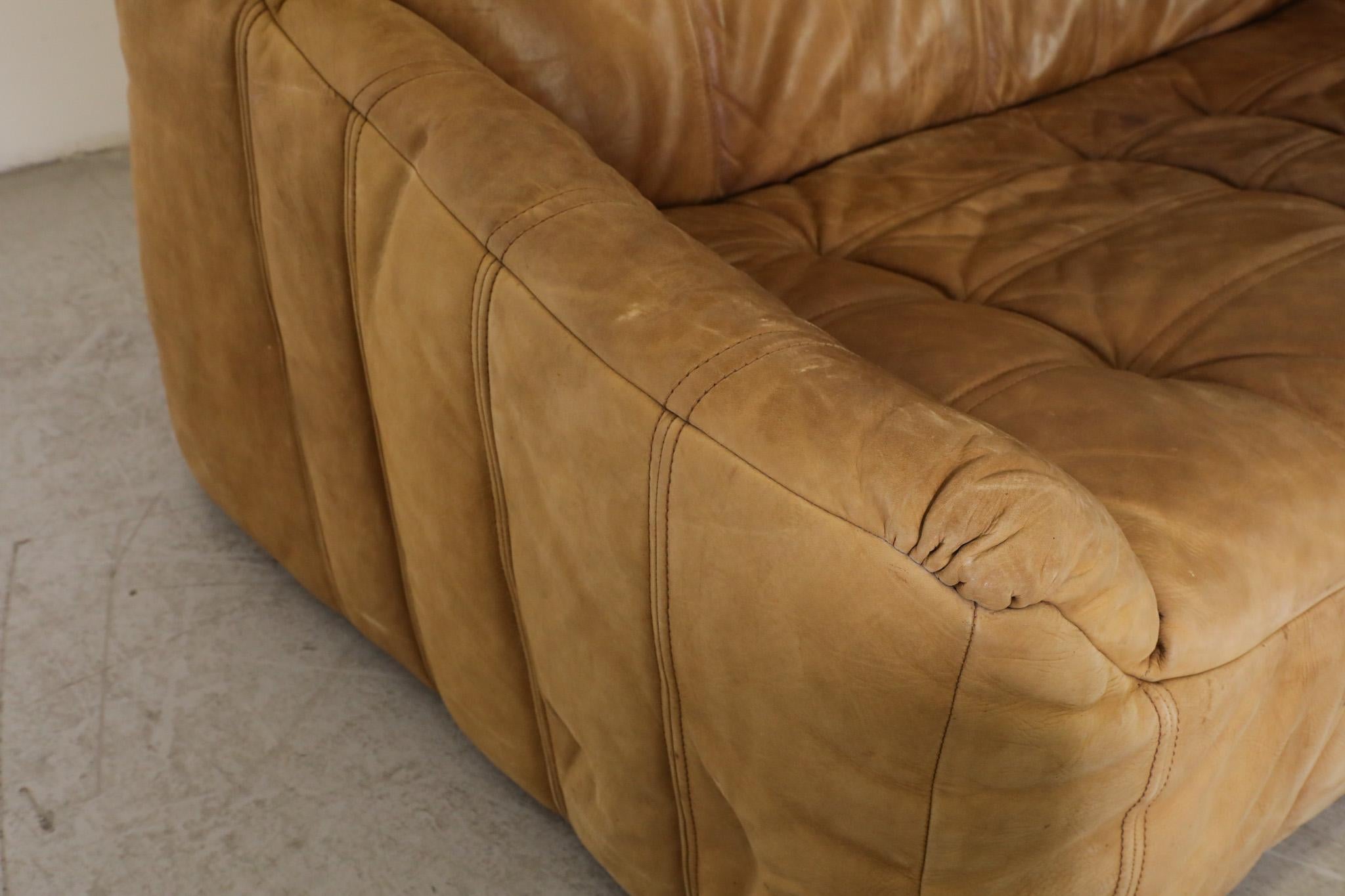 Rolf Benz Soft Form Buck Leather Loveseats, 1970s For Sale 12