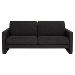 Rolf Benz Two-Seater Sofa Fabric Gray Anthracite