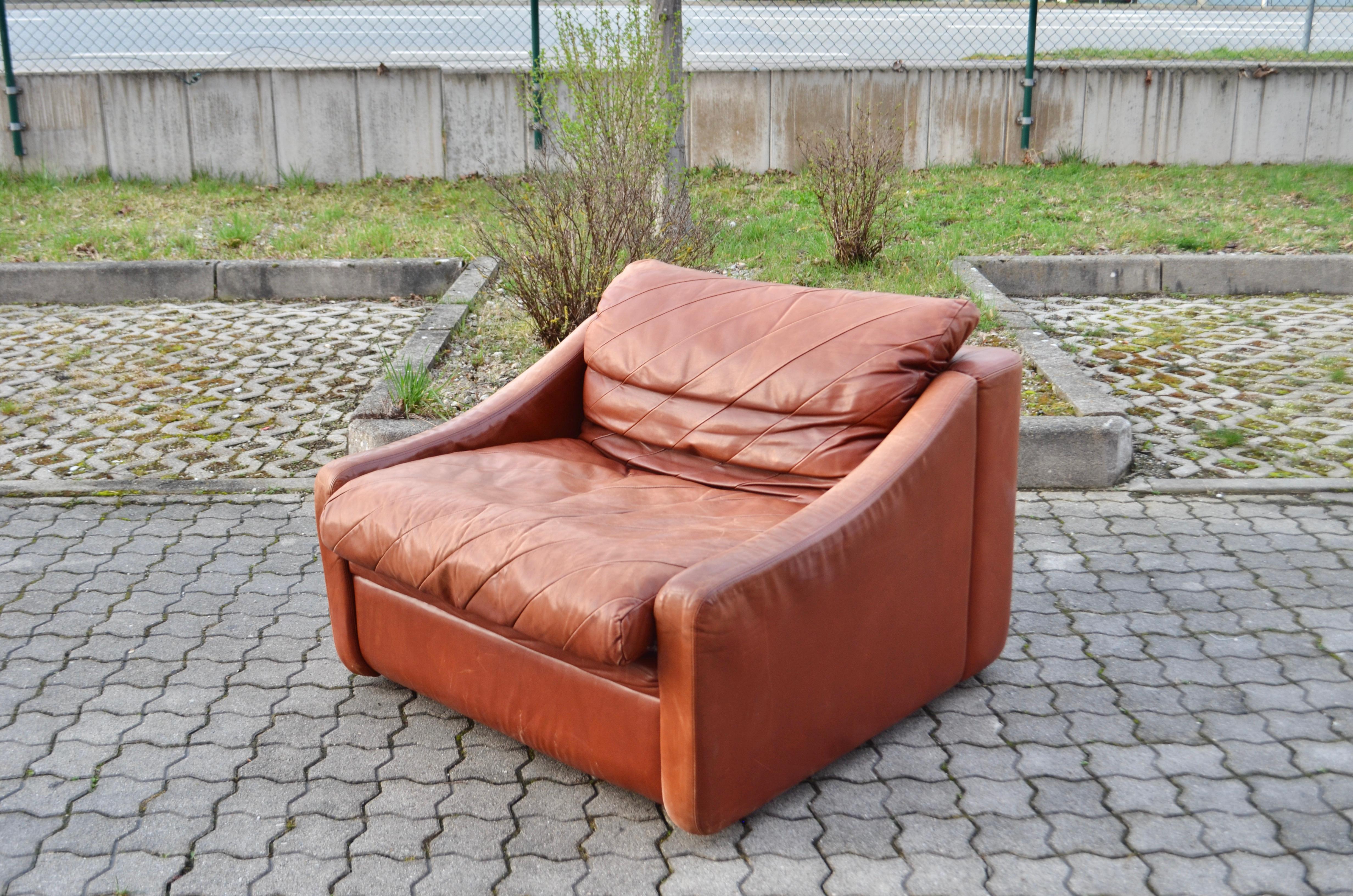 Rolf Benz Vintage Oxred Leather Living room Sofa Ensemble, Germany, 1970 For Sale 13