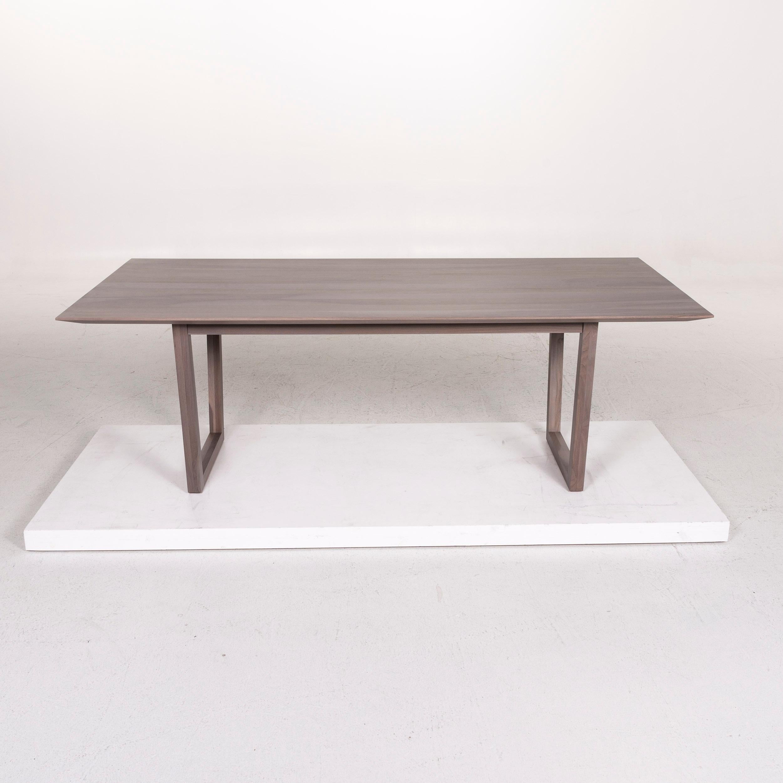 Contemporary Rolf Benz Wood Dining Table Gray Table For Sale