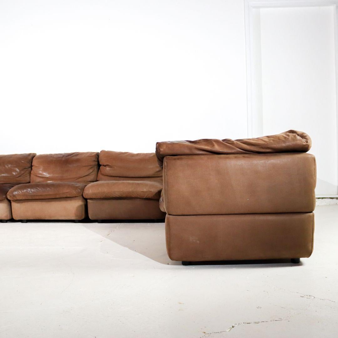 Rolf Benz XL Leather Sectional Sofa 4