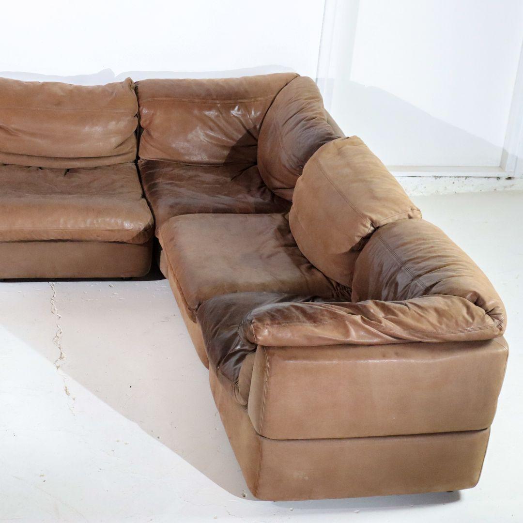 Rolf Benz XL Leather Sectional Sofa 5