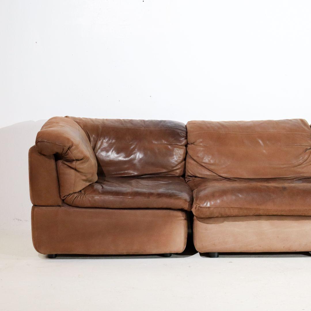 German Rolf Benz XL Leather Sectional Sofa