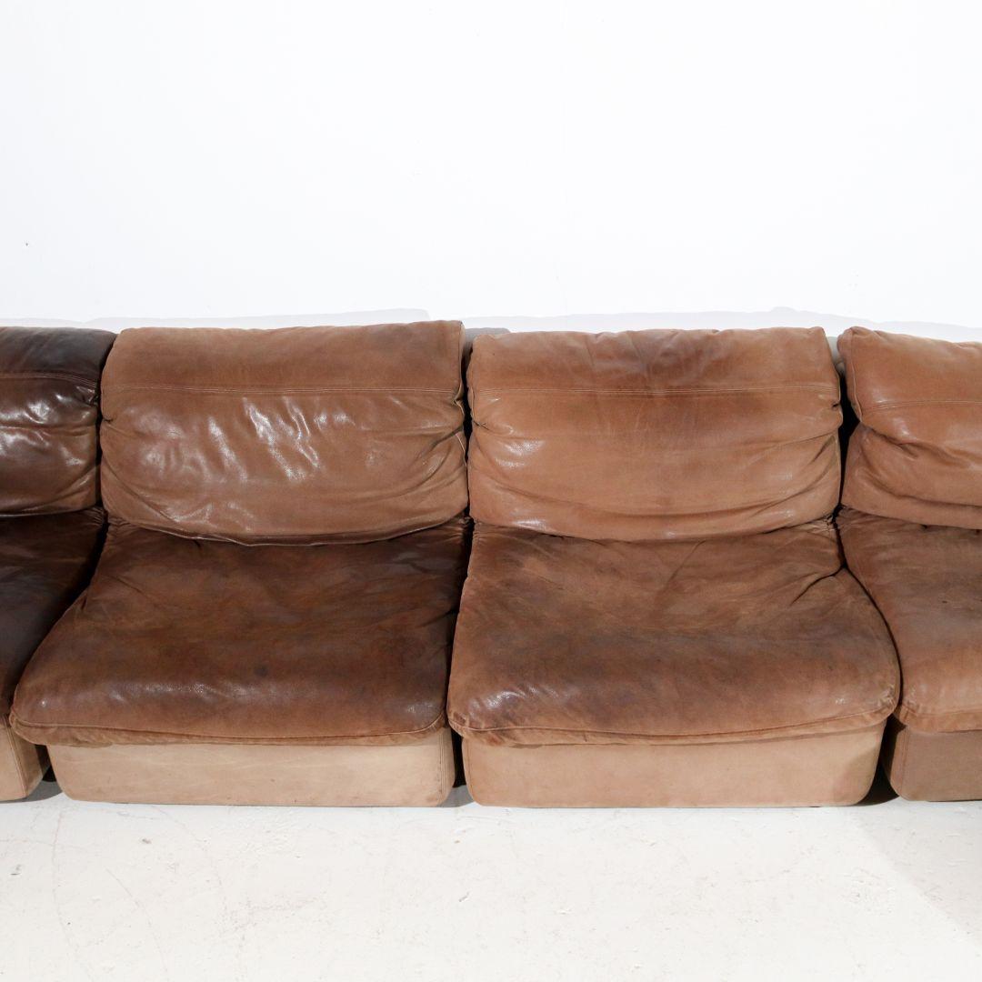 Rolf Benz XL Leather Sectional Sofa 3
