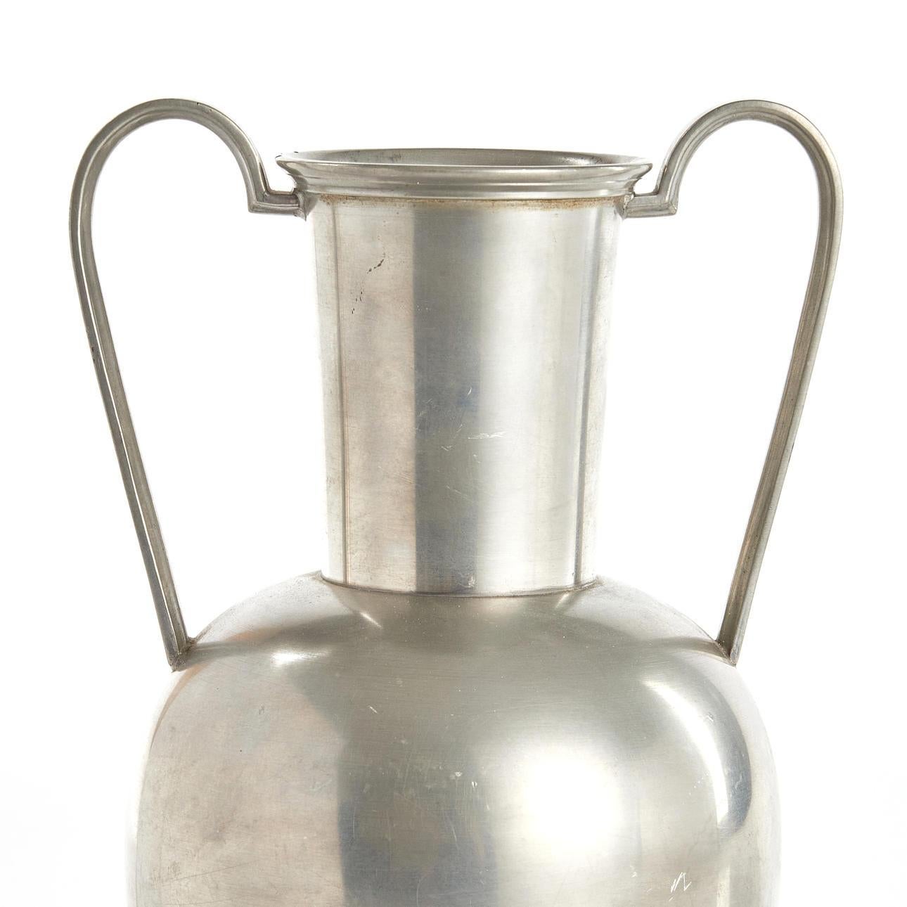 Peltro Vaso in peltro di Rolf Engströmer per FAK, Art Déco, Svezia, 1935 in vendita