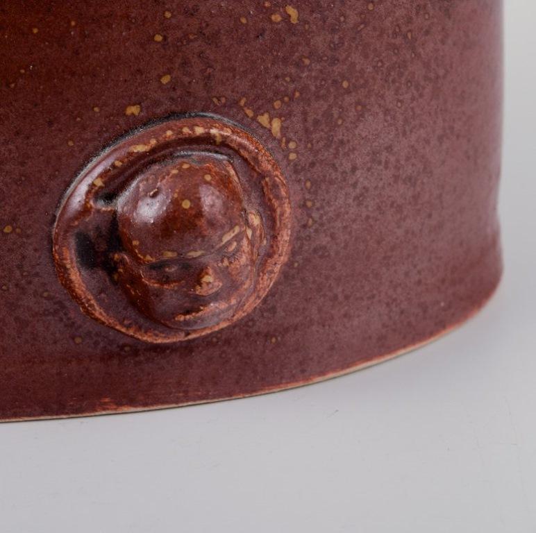 Glazed Rolf Fagerberg (1934-2008). Swedish ceramicist. Unique ceramic vase. For Sale