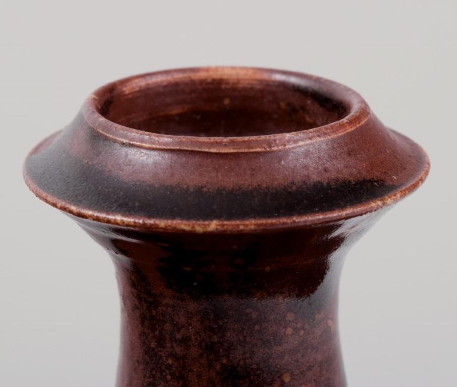 20th Century Rolf Fagerberg (1934-2008). Swedish ceramicist. Unique ceramic vase. For Sale