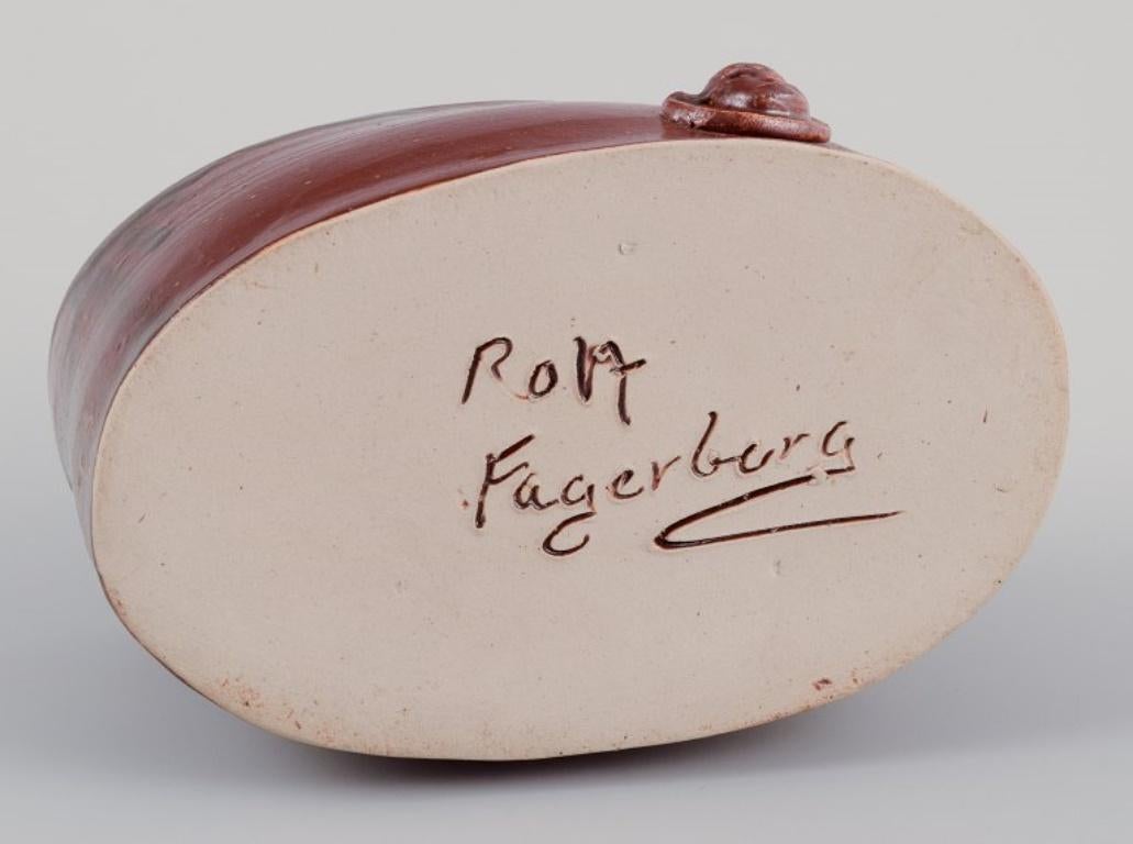 Rolf Fagerberg (1934-2008). Swedish ceramicist. Unique ceramic vase. For Sale 1