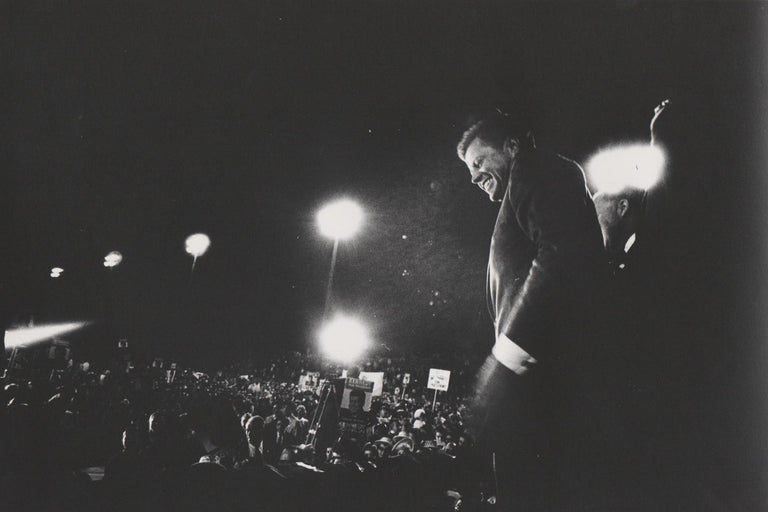 Rolf Gillhausen Black and White Photograph - John F. Kennedy Election campaign 1960