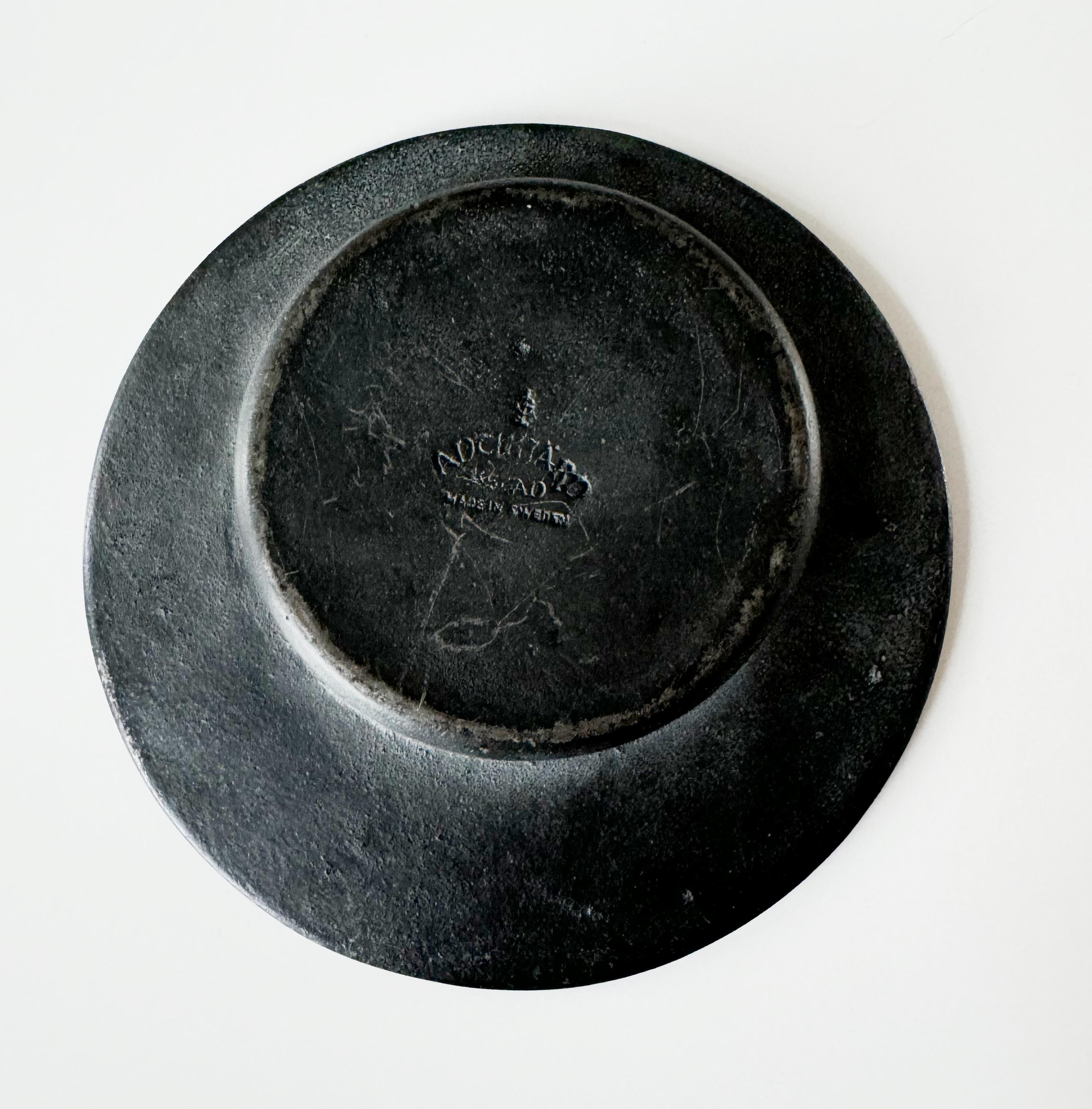 Mid-20th Century Rolf Grenov Zodiac Art Astray for Ystad Metall 1960s For Sale