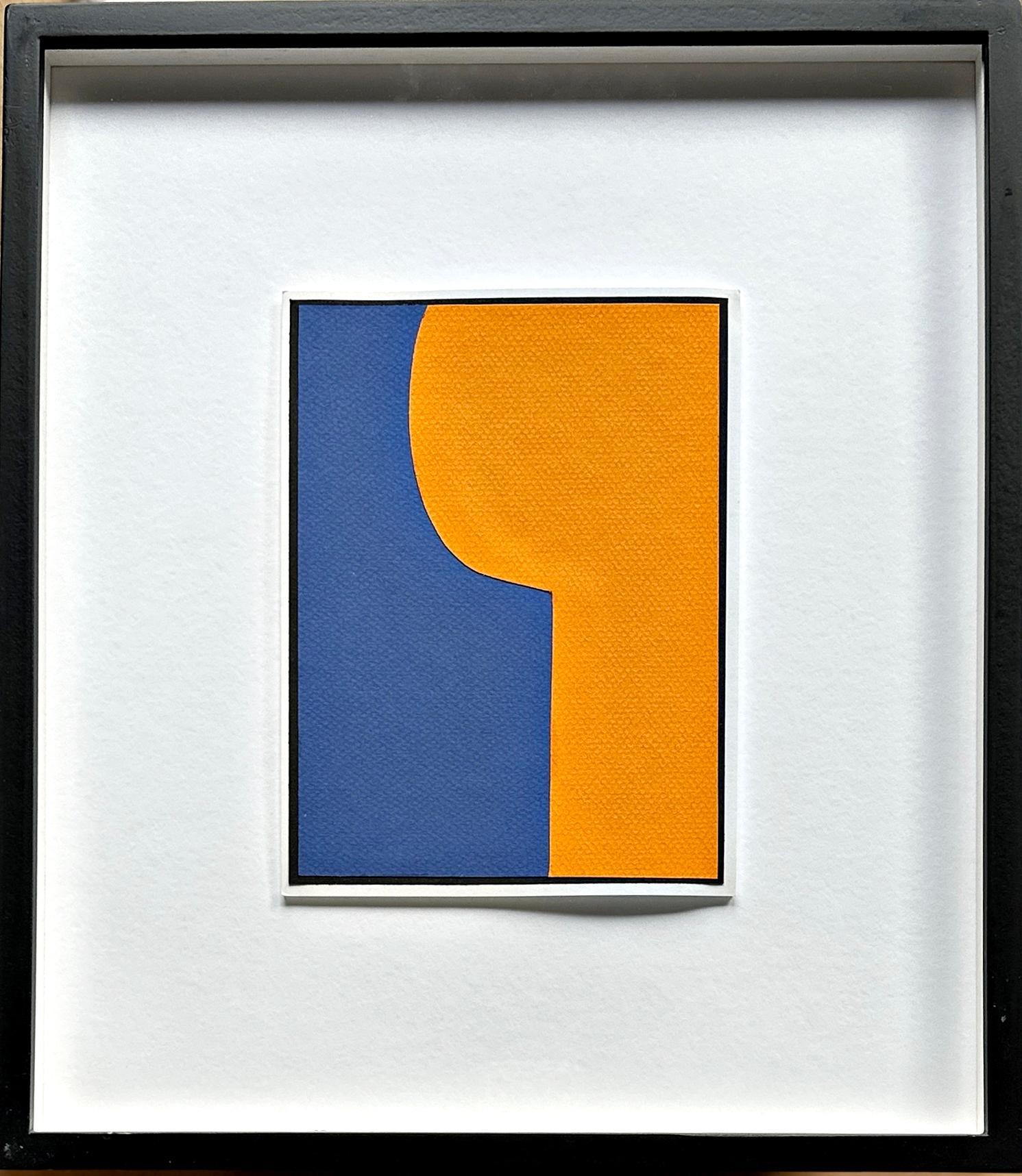 Set of 18 Collages, 1994/1995, Hard-edge, Color Field, German Artist Rolf Hans For Sale 18
