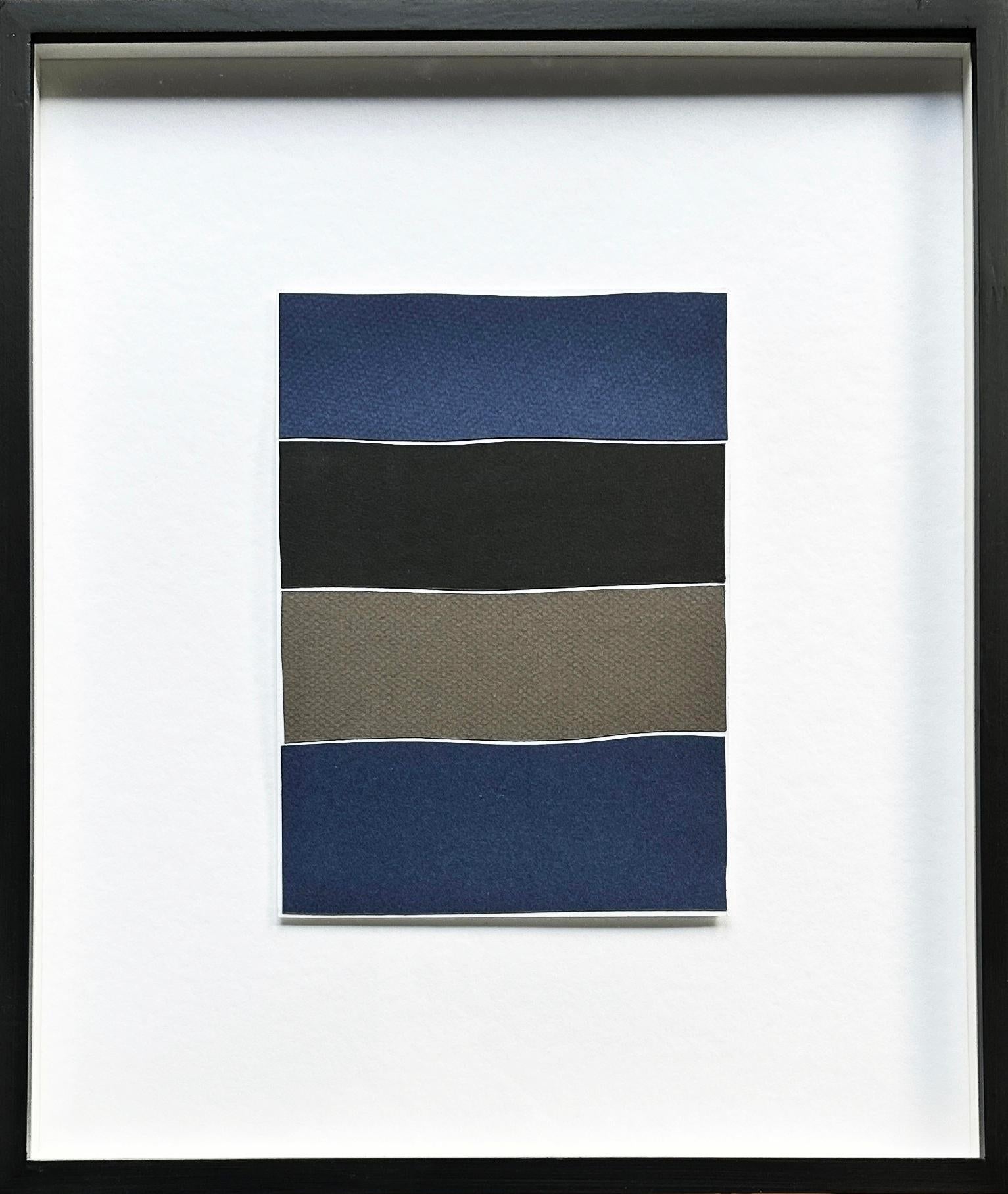 Set of 18 Collages, 1994/1995, Hard-edge, Color Field, German Artist Rolf Hans For Sale 5