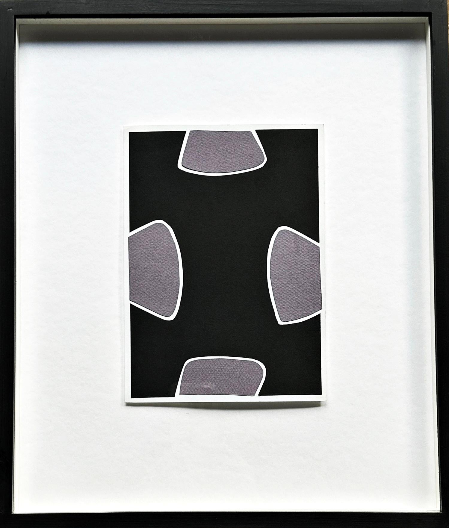 Set of 18 Collages, 1994/1995, Hard-edge, Color Field, German Artist Rolf Hans For Sale 6