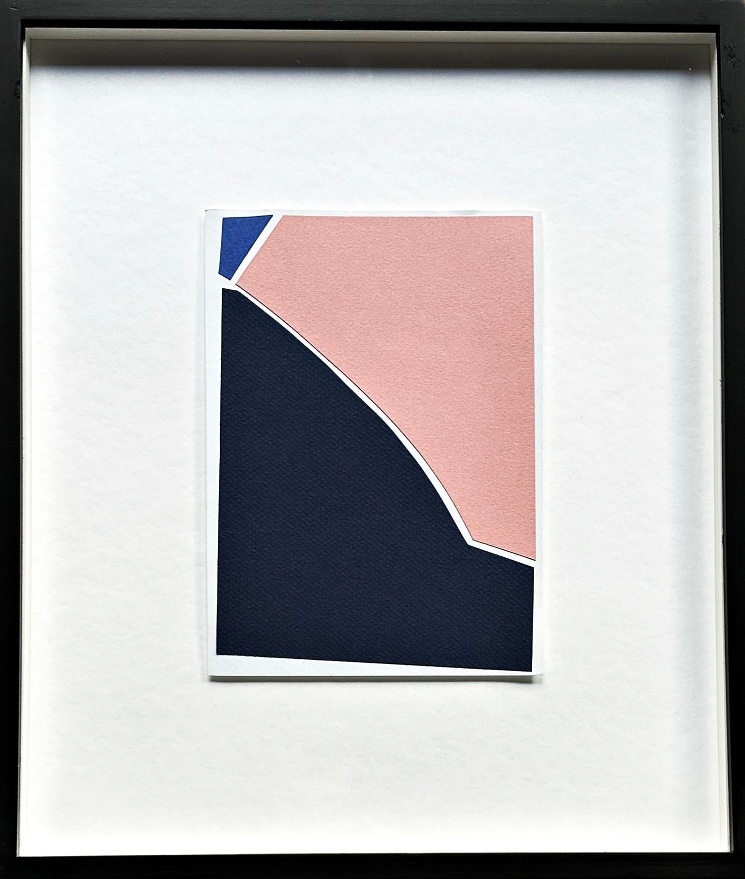 Set of 18 Collages, 1994/1995, Hard-edge, Color Field, German Artist Rolf Hans For Sale 7