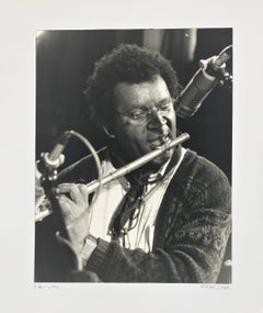 Portrait photo of Anthony Braxton by Rolf Hans, Jazz Festival Willisau Swiss