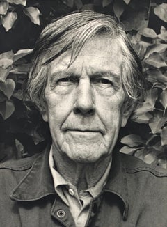 Vintage Portrait photo of John Cage by Rolf Hans, Wetzikon, Switzerland Mai, 1990