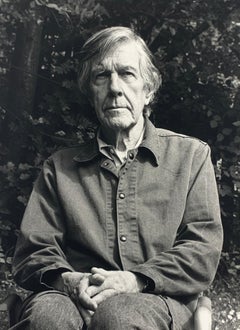 Portrait photo of John Cage by Rolf Hans, Wetzikon, Switzerland Mai, 1990 II