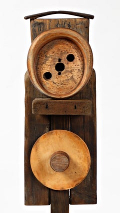 Abstract Wooden Sculptures Figure XXV 1995 German/Swiss Artist Rolf Hans