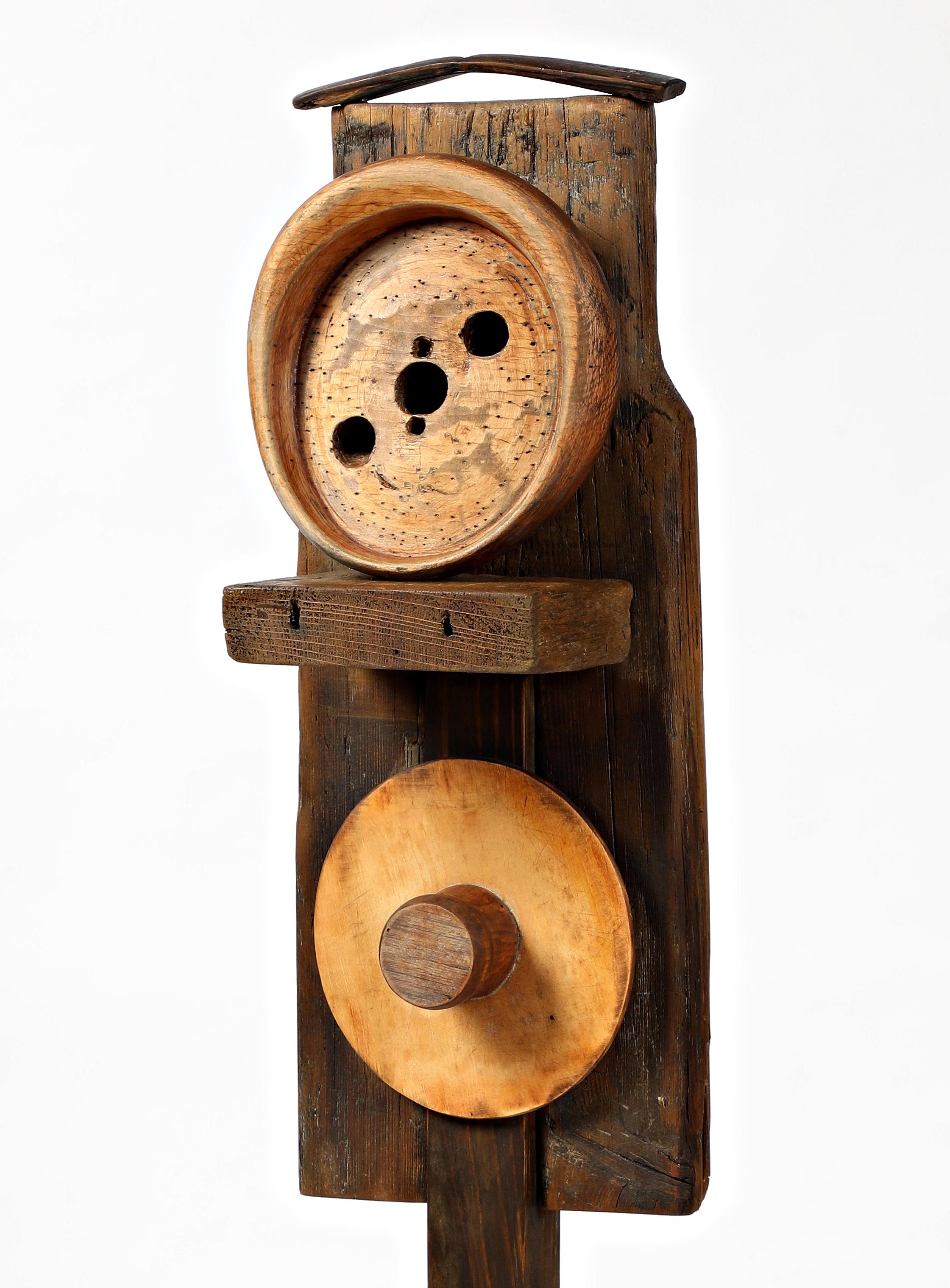 Abstract Wooden Sculptures Figure XXV 1995 German/Swiss Artist Rolf Hans en venta 2