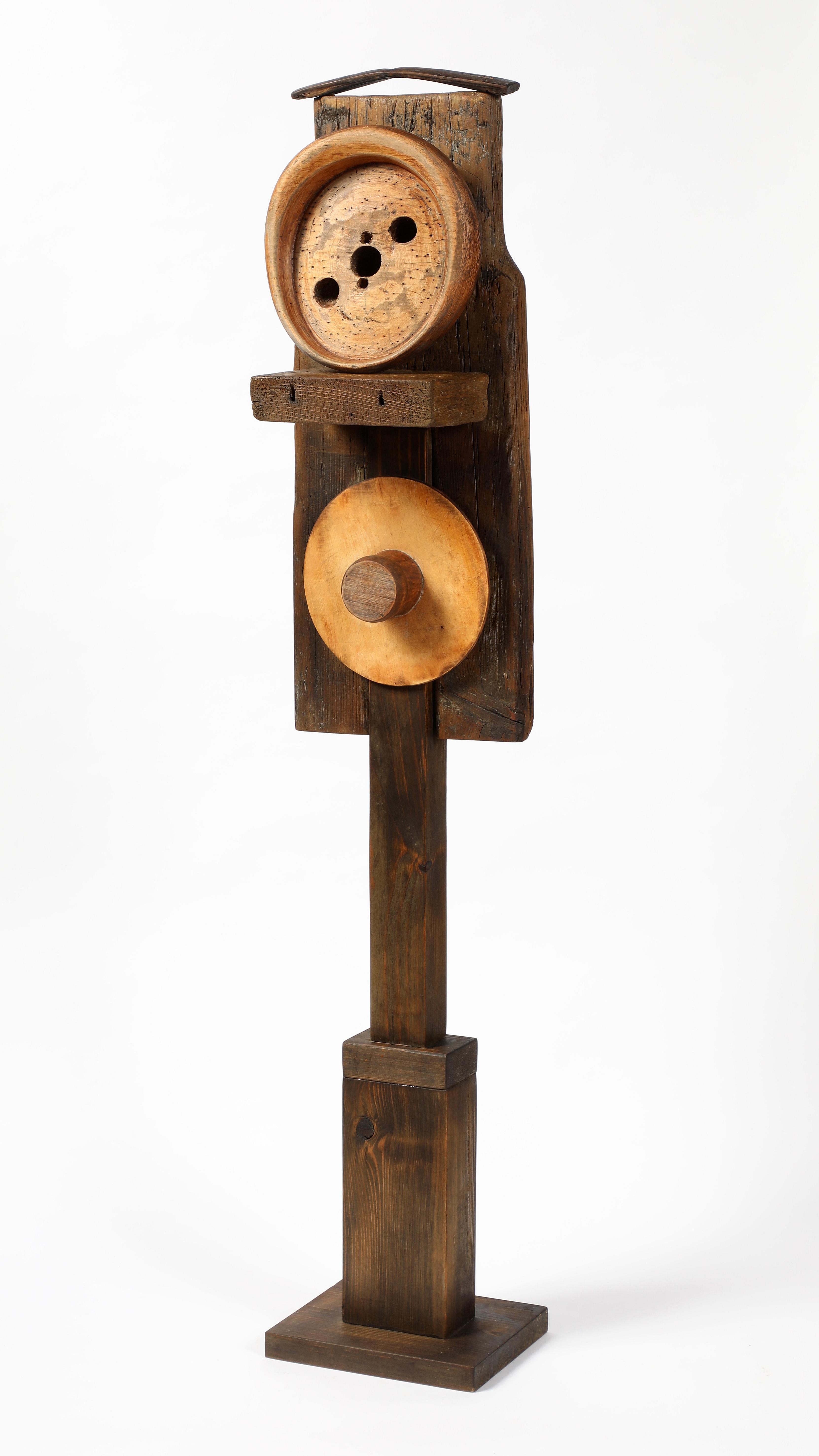 Abstract Wooden Sculptures Figure XXV 1995 German/Swiss Artist Rolf Hans en venta 4