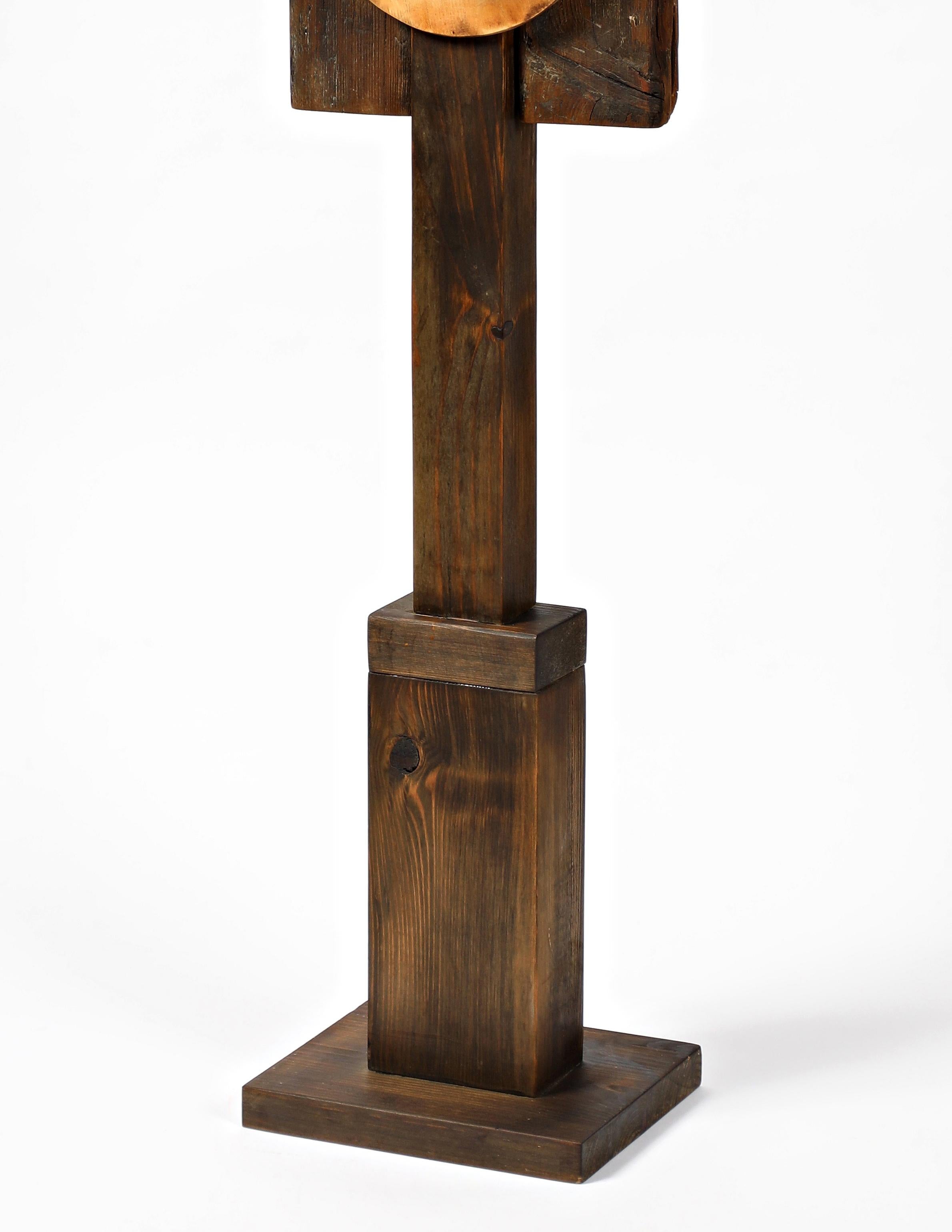 Abstract Wooden Sculptures Figure XXV 1995 German/Swiss Artist Rolf Hans en venta 6