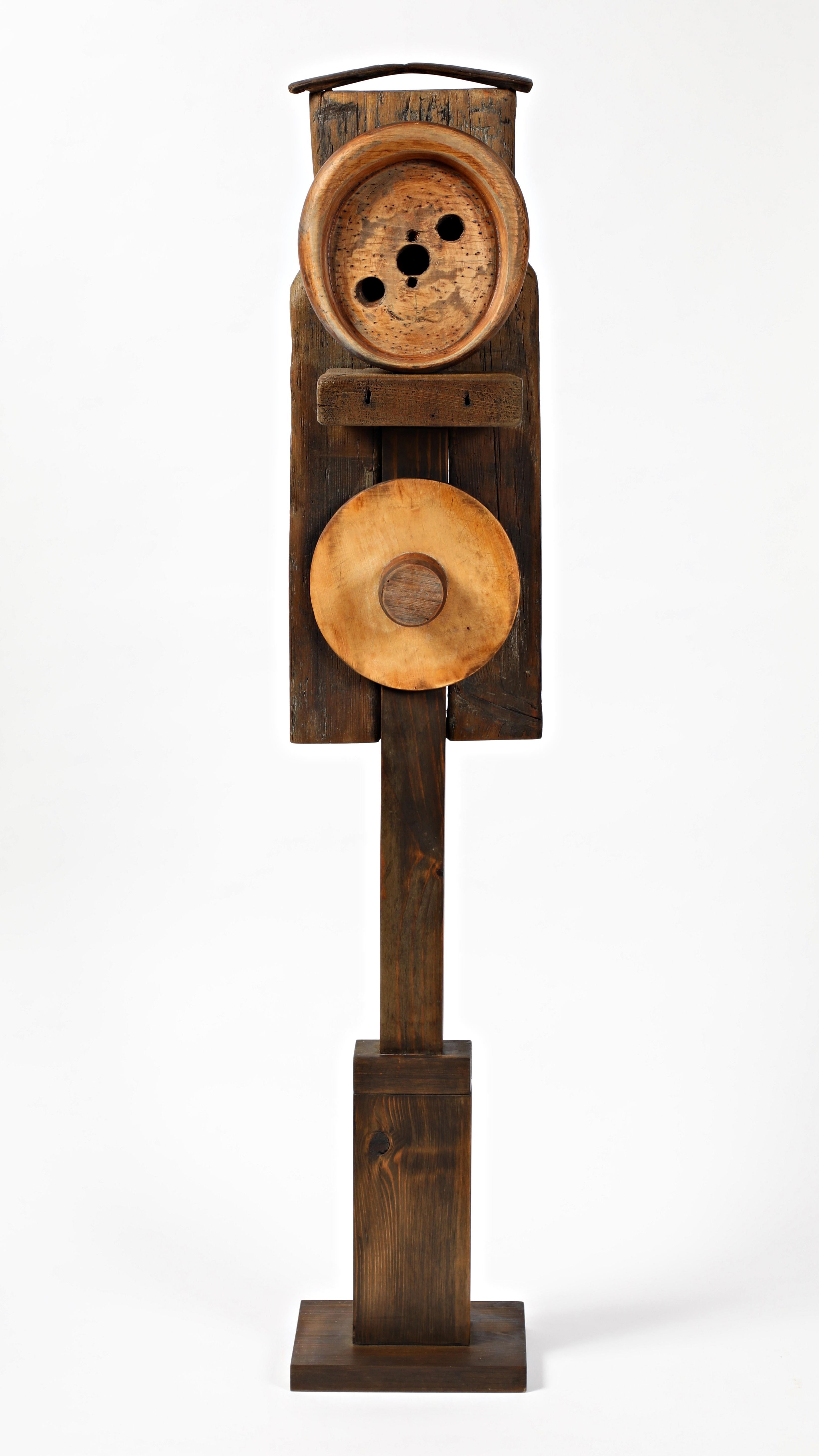 Abstract Wooden Sculptures Figure XXV 1995 German/Swiss Artist Rolf Hans