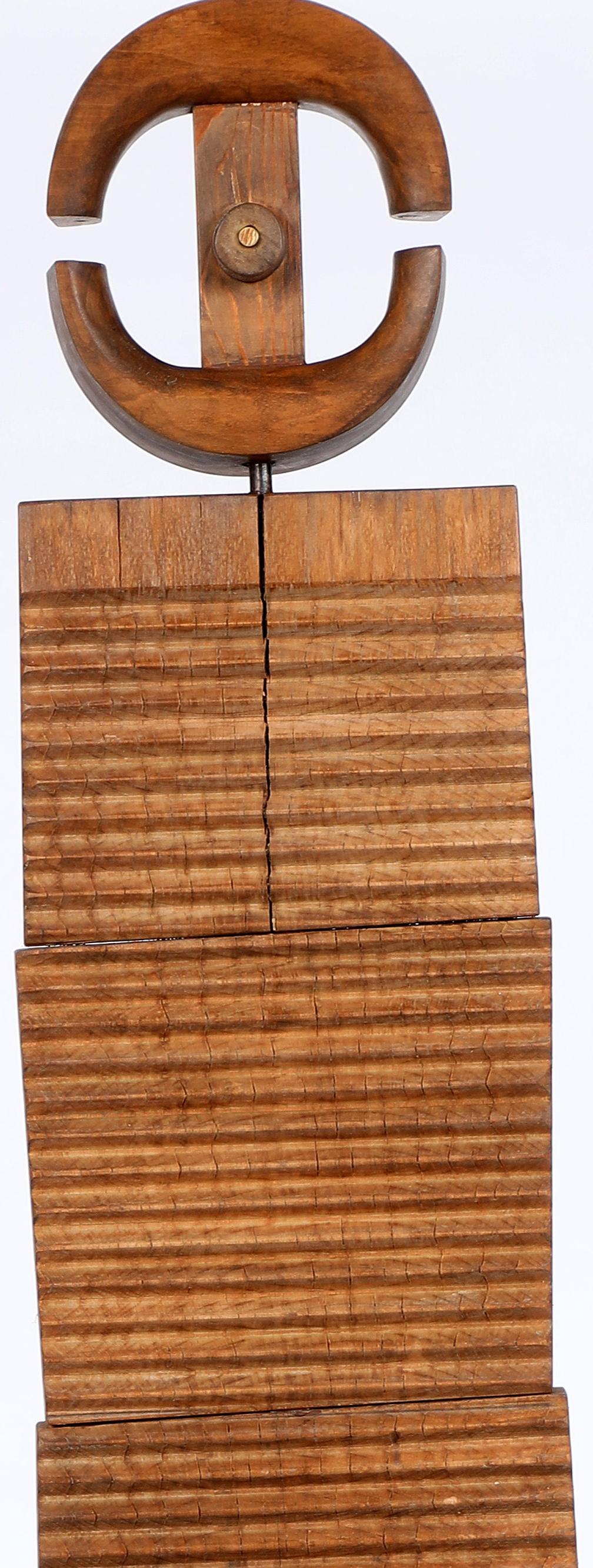 Sculptures abstraites en bois d'après-guerre 1994 L'artiste allemand Rolf Hans 