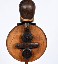 Abstract Wooden Sculptures Soldier's Luck I, 1992 German/Swiss Artist Rolf Hans