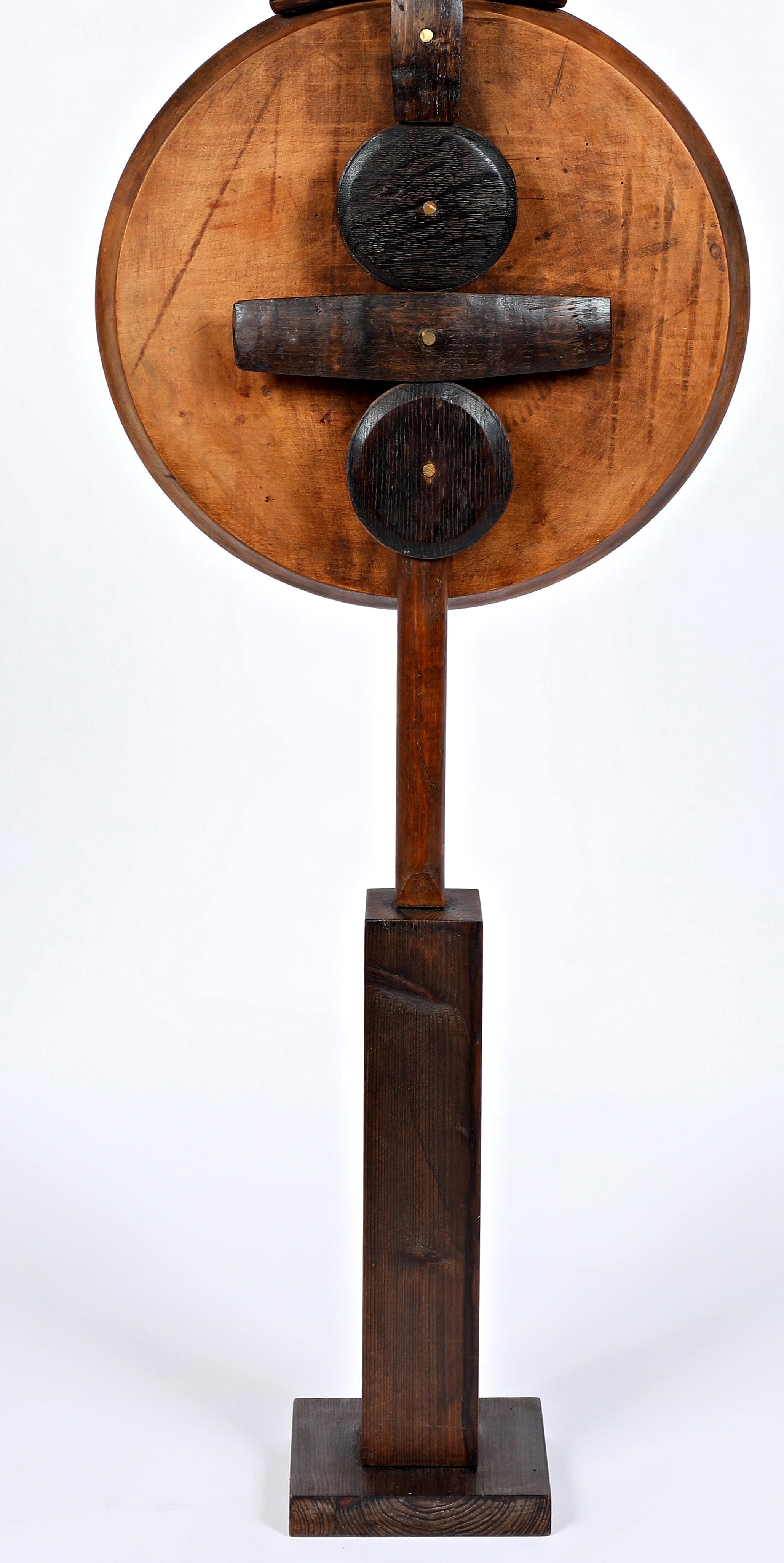 Abstract Wooden Sculptures Soldier's Luck I, 1992 German/Swiss Artist Rolf Hans im Angebot 2