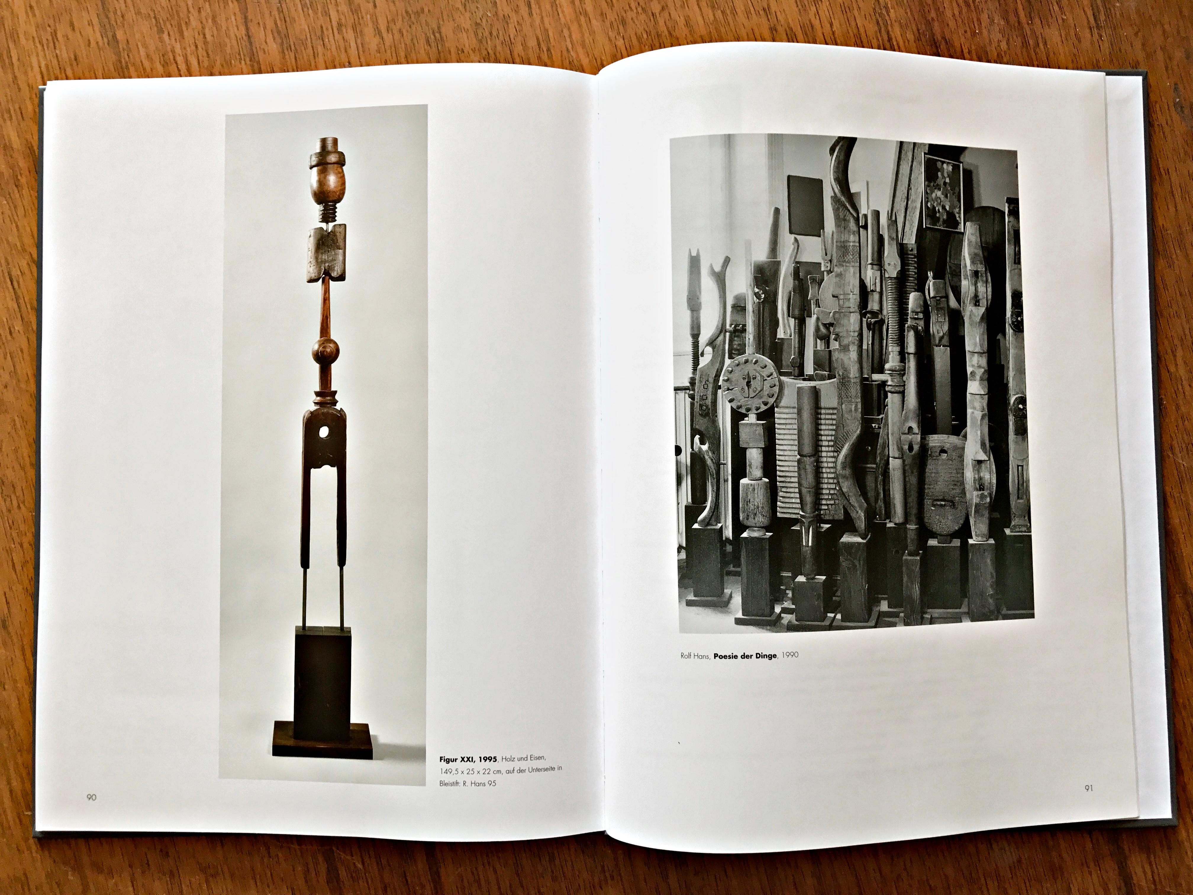 Abstract Wooden Sculptures Soldier's Luck I, 1992 German/Swiss Artist Rolf Hans im Angebot 5