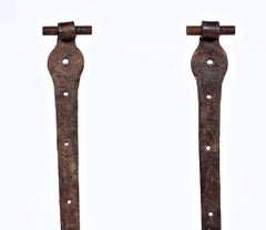 Two Post-War Abstract Iron Sculptures 1991 German Artist Rolf Hans