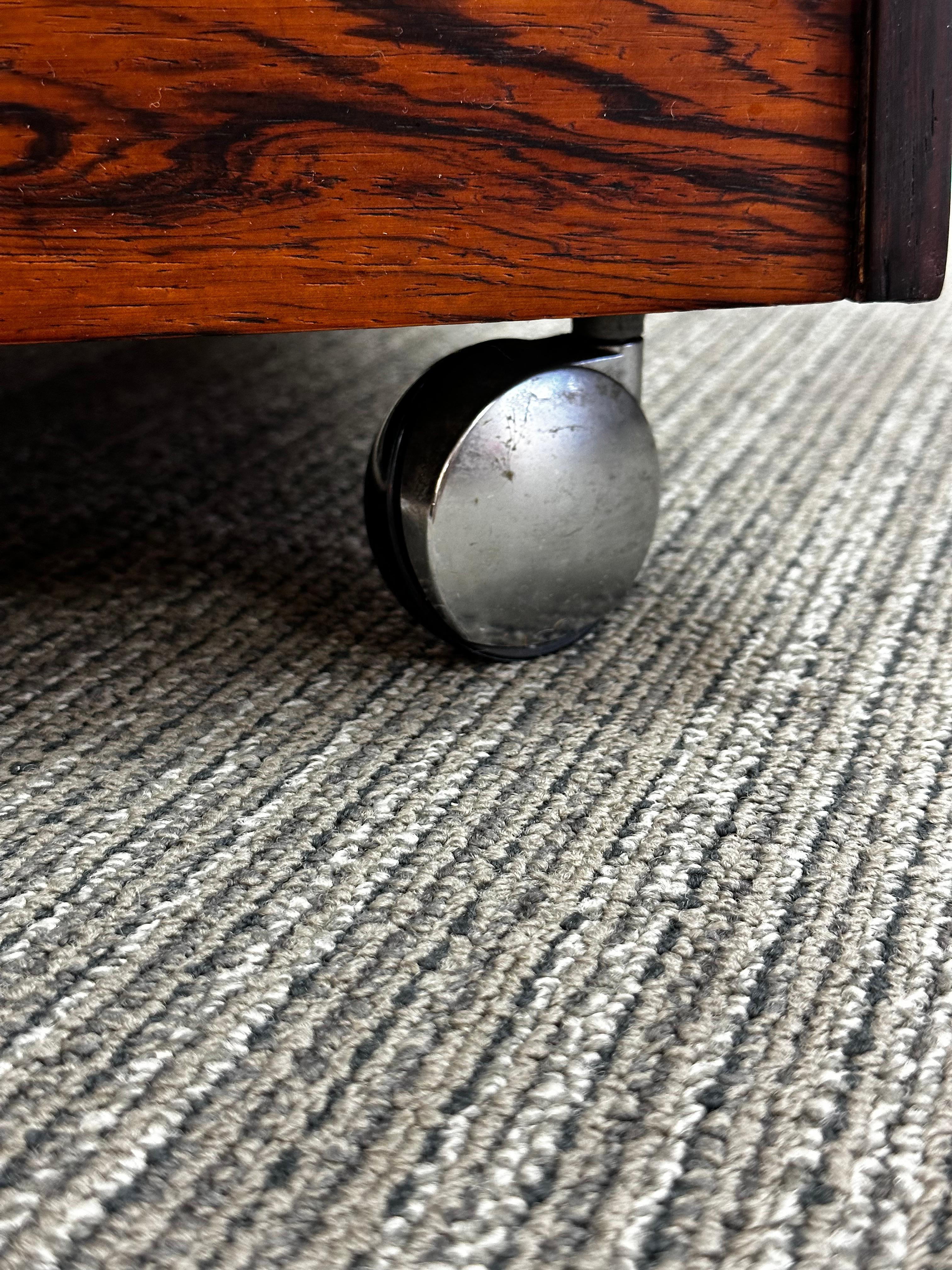 Rolf Hesland for Bruksbo Rosewood Magazine or Record Rack 6