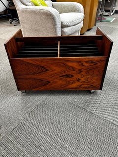 Rolf Hesland for Bruksbo Rosewood Magazine or Record Rack