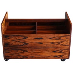 Rolf Hesland for Bruskbø Rosewood Lp / Magazine Rack