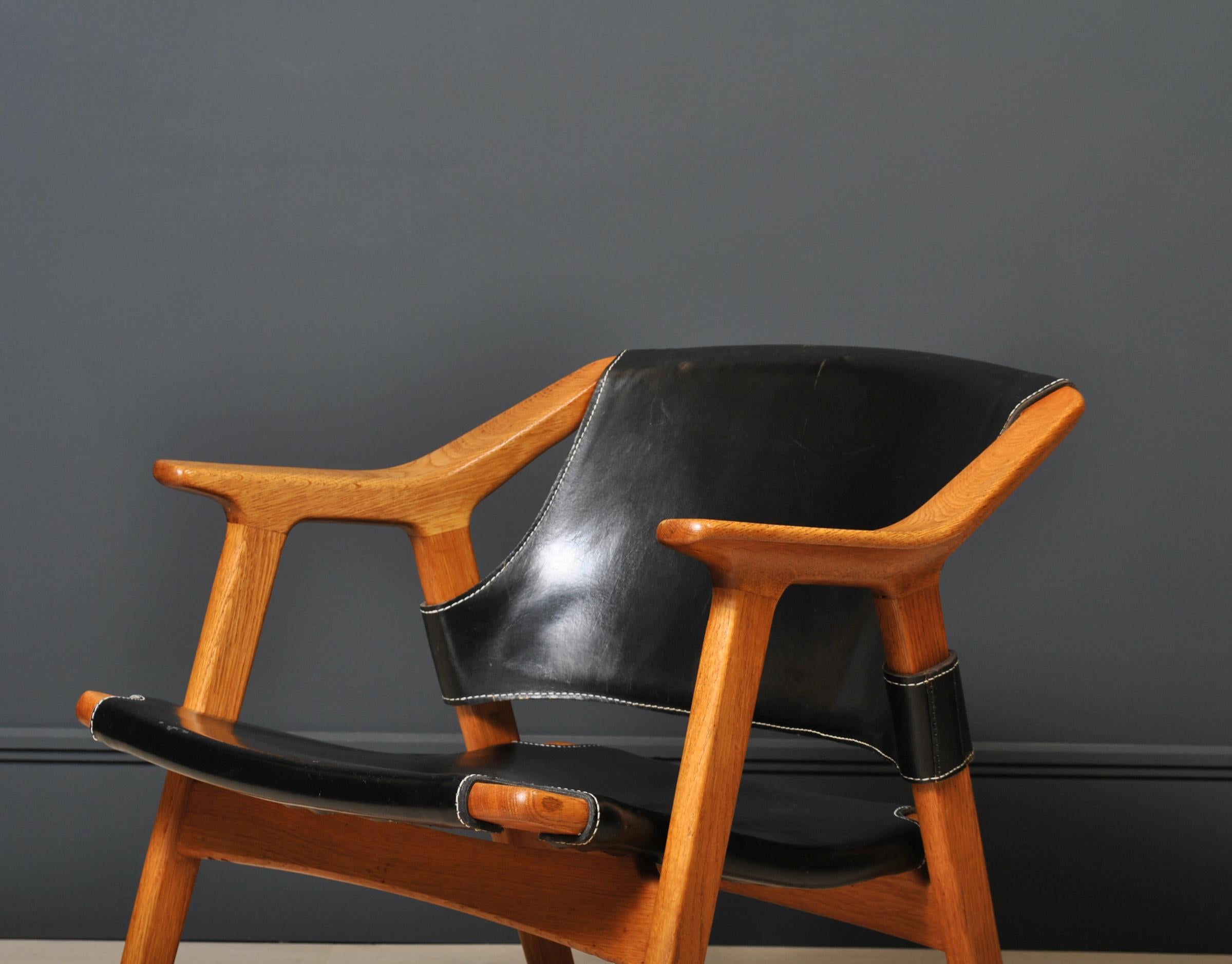 Rolf Hesland Oak Fox Chair In Good Condition In London, GB
