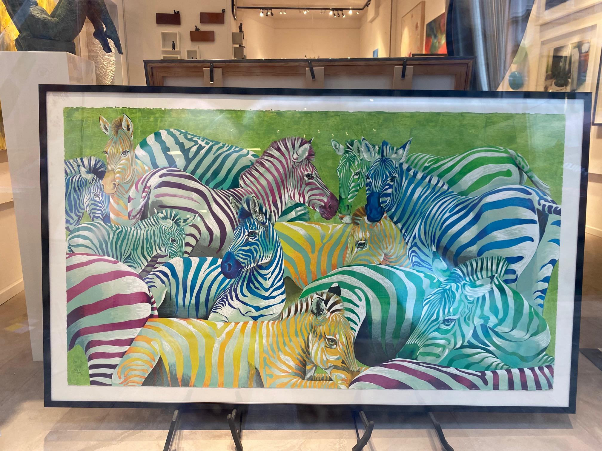 zebra pop art