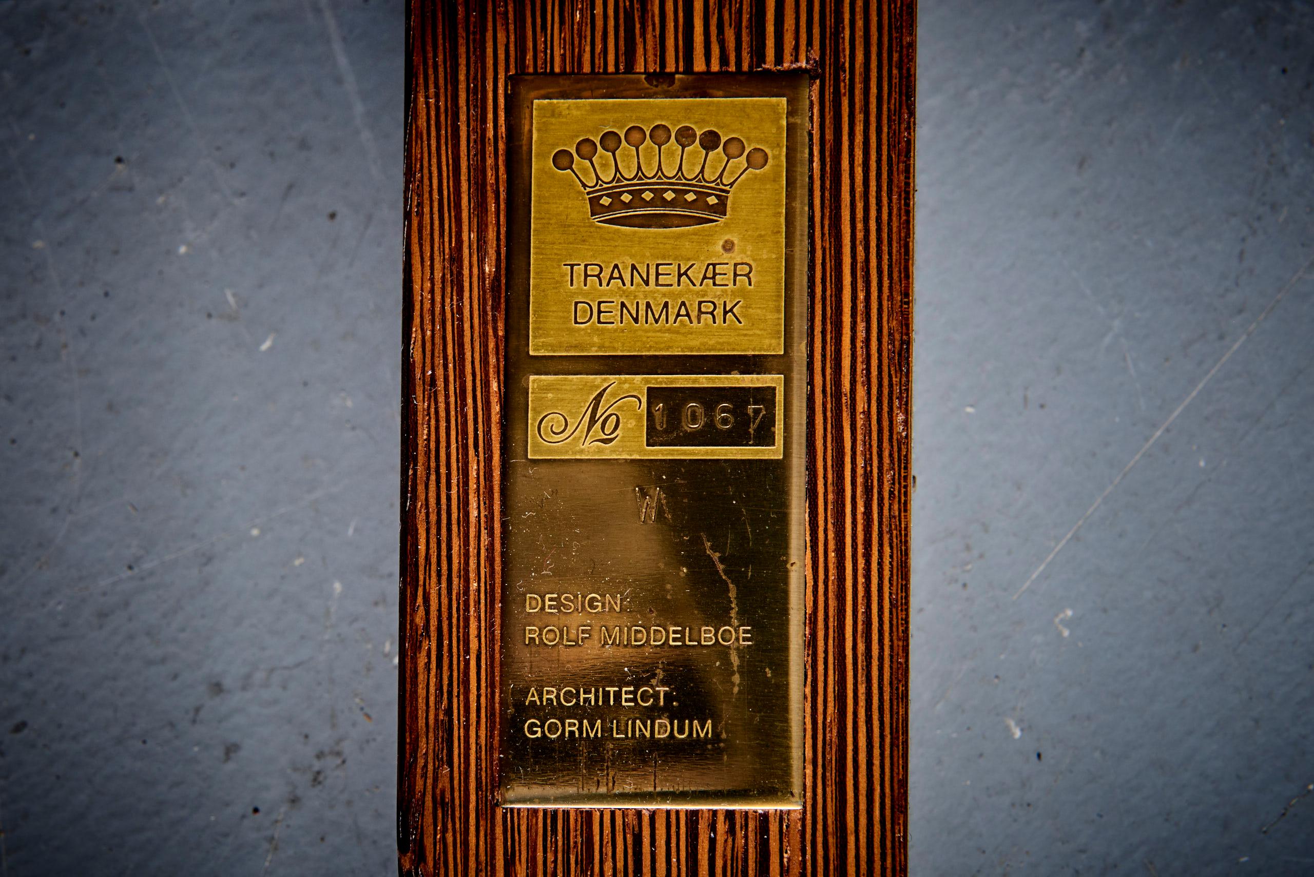Milieu du XXe siècle Table basse Rolf Middelboe et Gorm Lindum pour Tranekær Danemark - années 1960 en vente