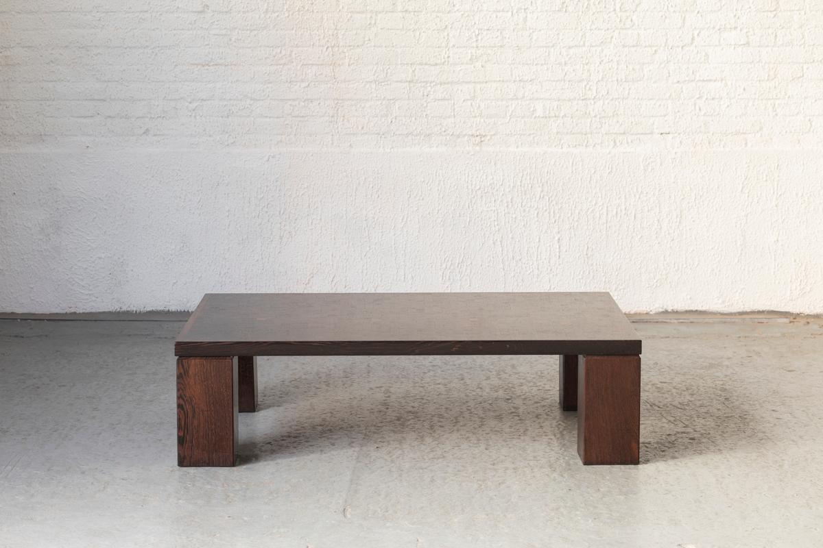 Rolf Middelboe for Tranekær Brutalist Coffee Table with Intarsia, Denmark, 1970s 6