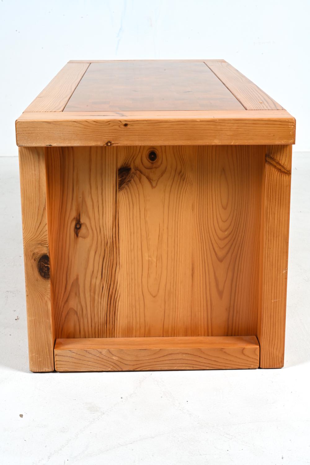 Rolf Middleboe for Tranekær Pine Parquetry Chest, 1970's 6