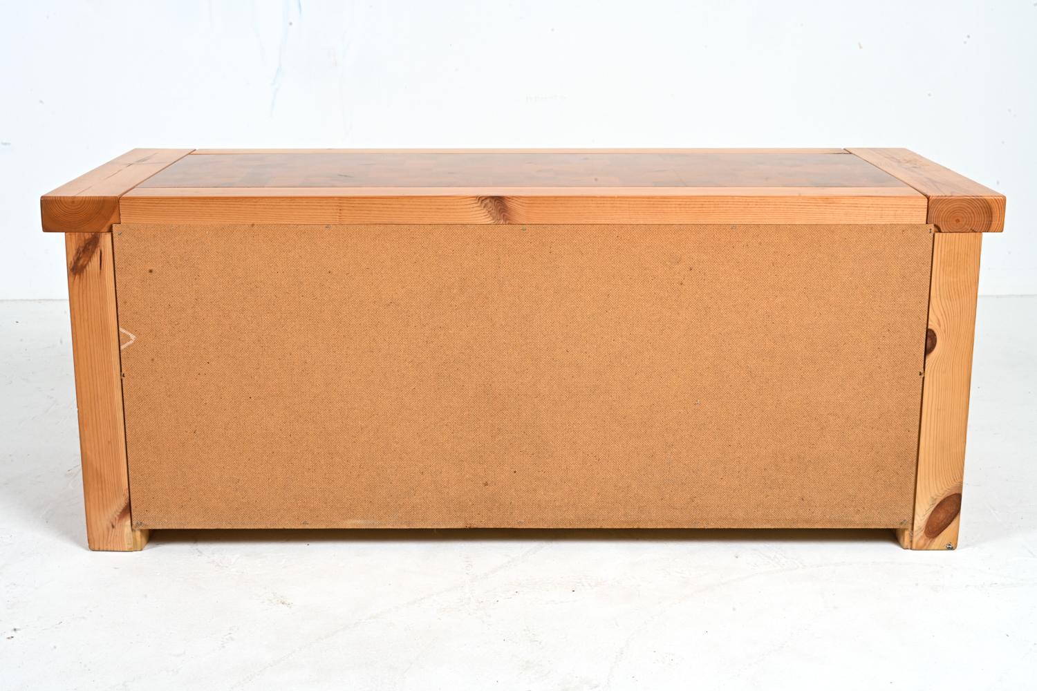 Rolf Middleboe for Tranekær Pine Parquetry Chest, 1970's For Sale 8