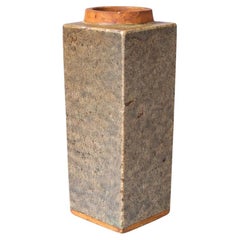 Vaso in gres di Rolf Palm Höganäs, Svezia anni '70 Brutalista