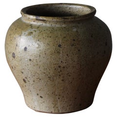 Rolf Palm, Large Studio Vase, Glazed Stoneware, Mölle, Sweden, 1968