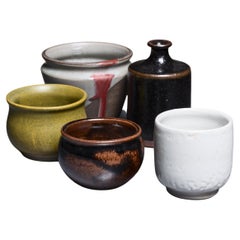 Rolf Palm Set of Five Ceramic Pieces, Sweden, 1970s