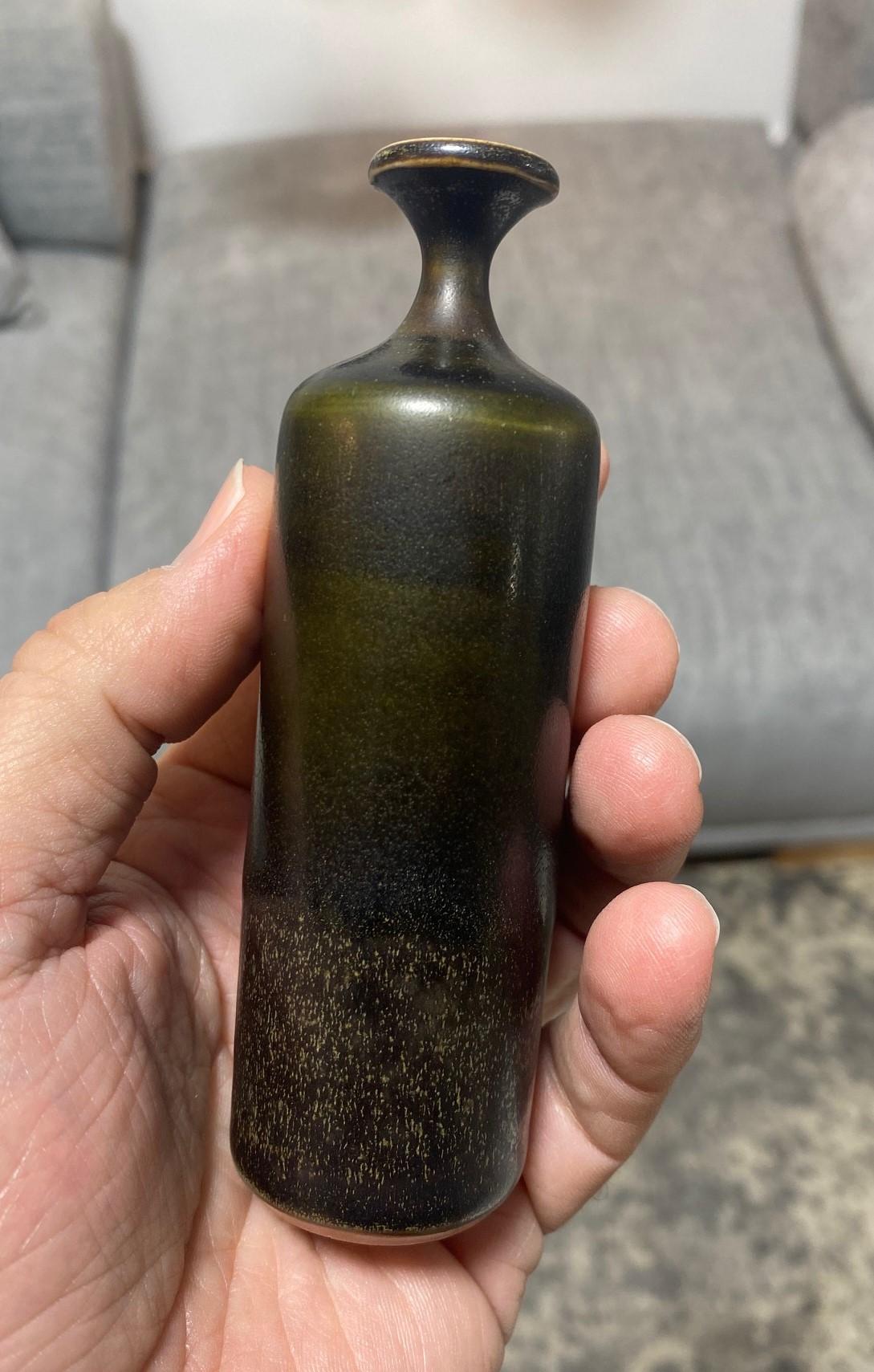 Vase scandinave signé Rolf Palm pour Mölle Sweden, moderne du milieu du siècle dernier en vente 2
