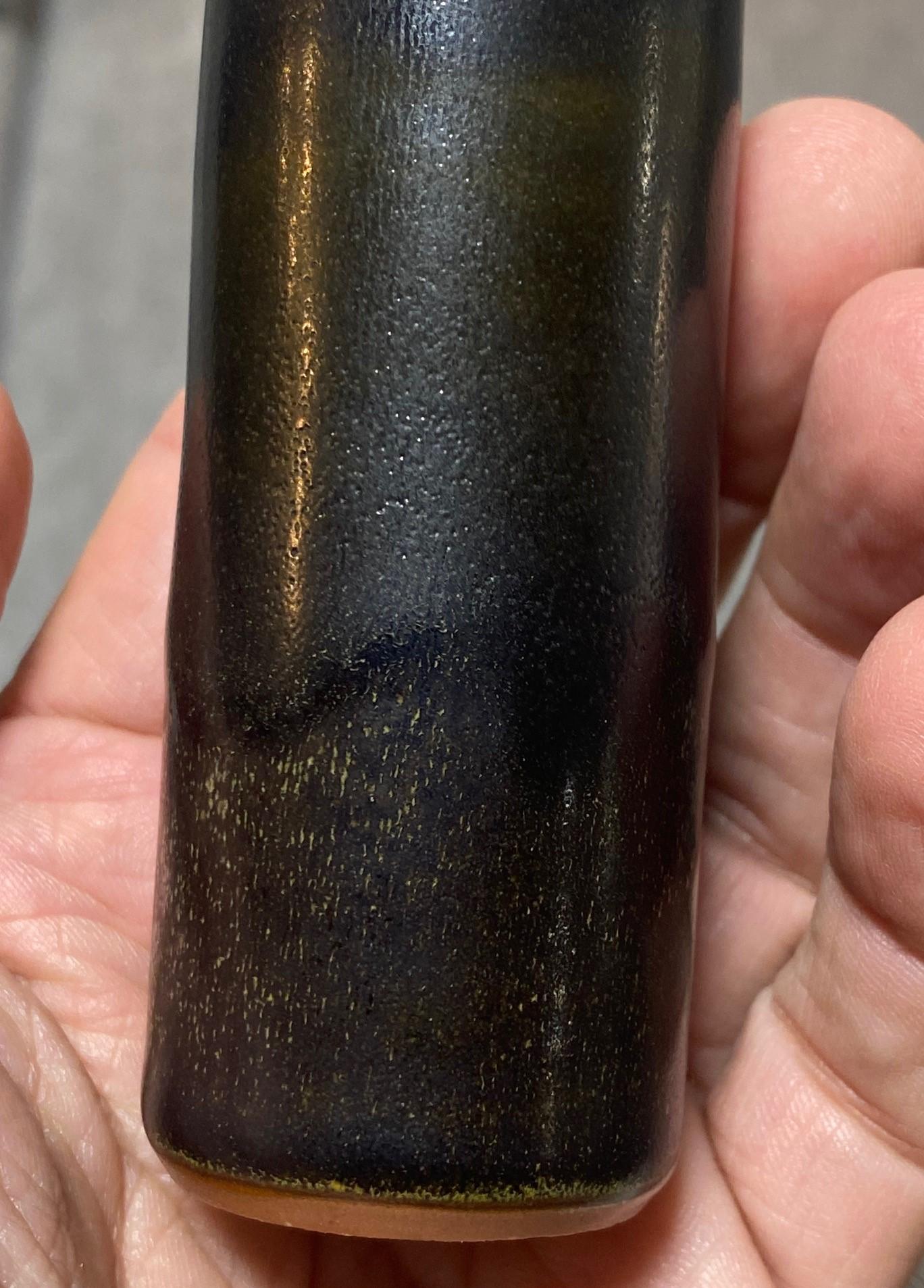 Grès Vase scandinave signé Rolf Palm pour Mölle Sweden, moderne du milieu du siècle dernier en vente