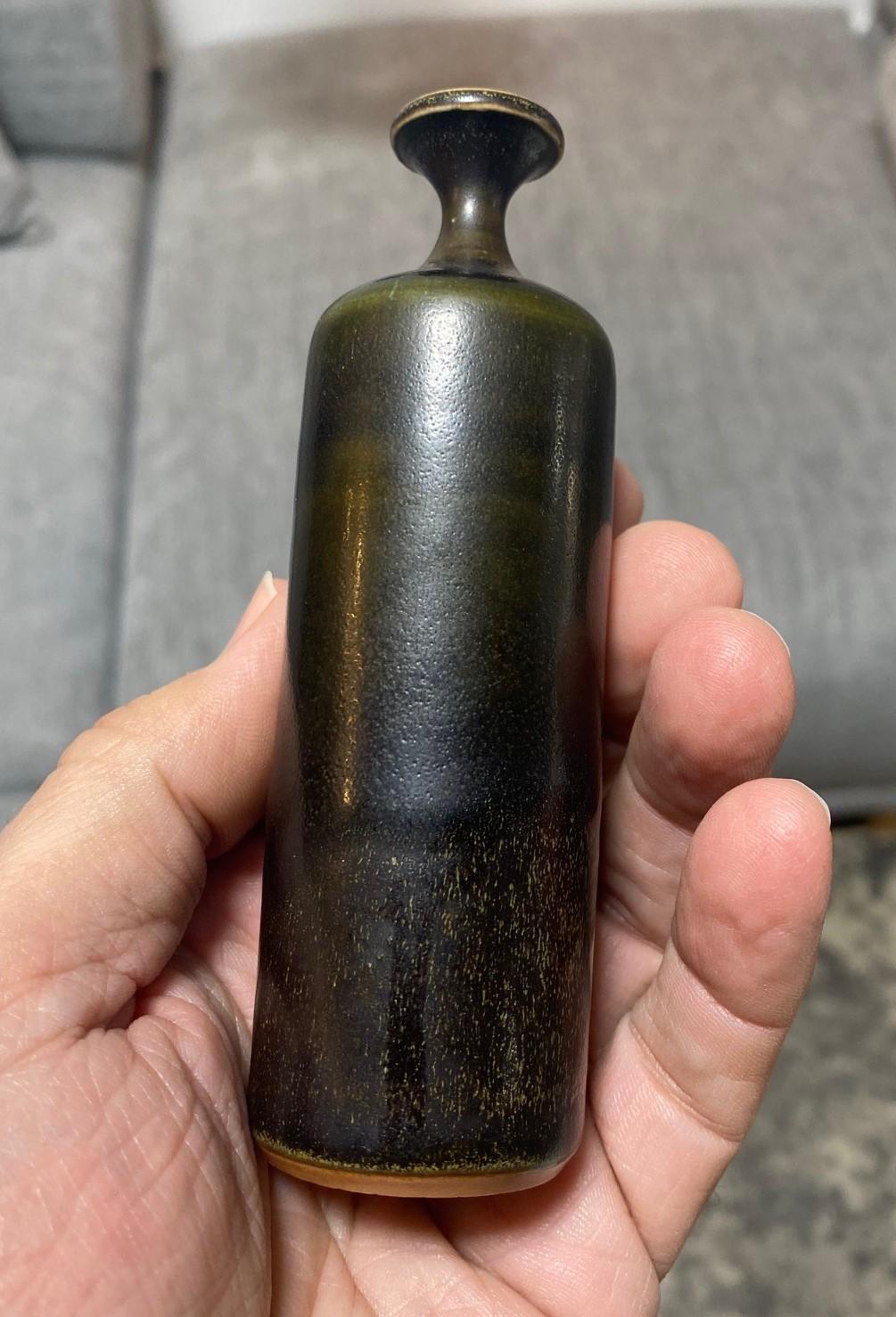 Vase scandinave signé Rolf Palm pour Mölle Sweden, moderne du milieu du siècle dernier en vente 1