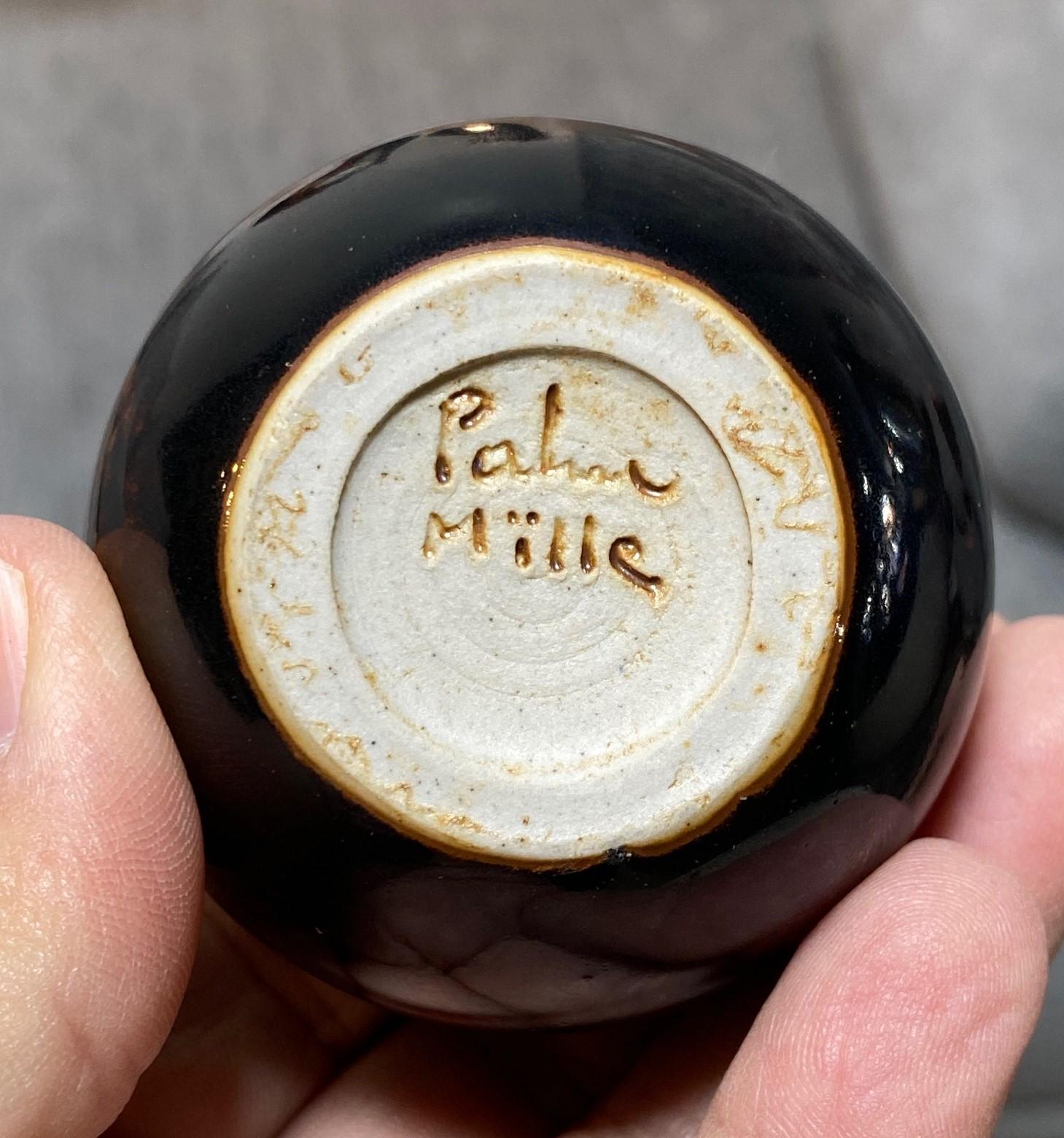 Rolf Palm Signé Vase miniature scandinave du milieu du siècle pour Mölle Sweden en vente 5