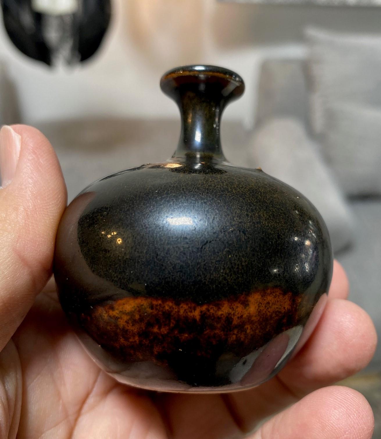 20ième siècle Rolf Palm Signé Vase miniature scandinave du milieu du siècle pour Mölle Sweden en vente